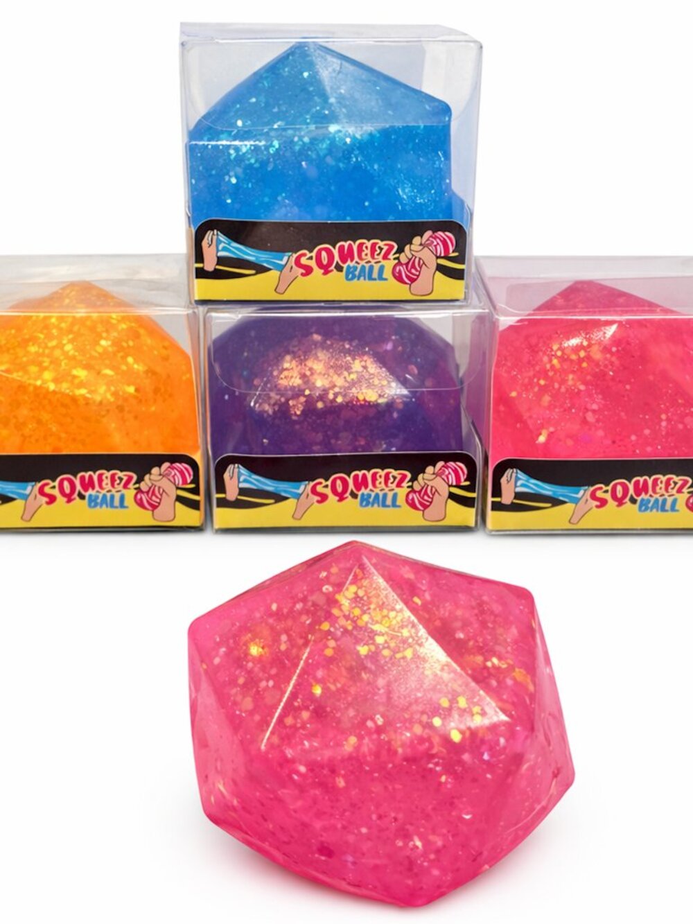Viral Crystal Glitter Gem Maltose Sugar Squishy Stress Crystal